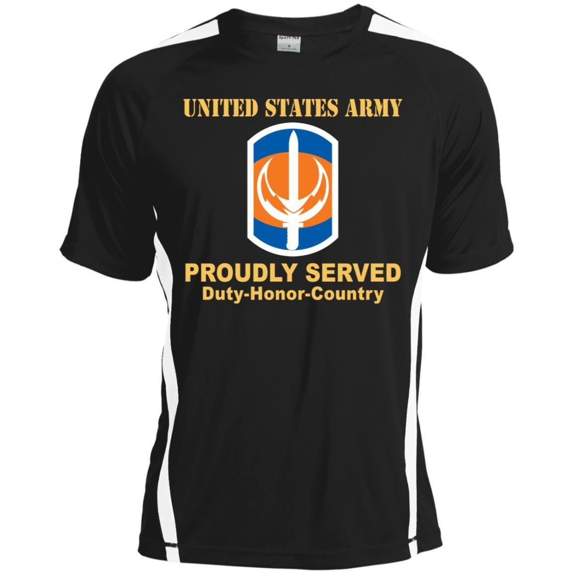 US ARMY 228 SIGNAL BRIGADE- Proudly Served T-Shirt On Front For Men-TShirt-Army-Veterans Nation