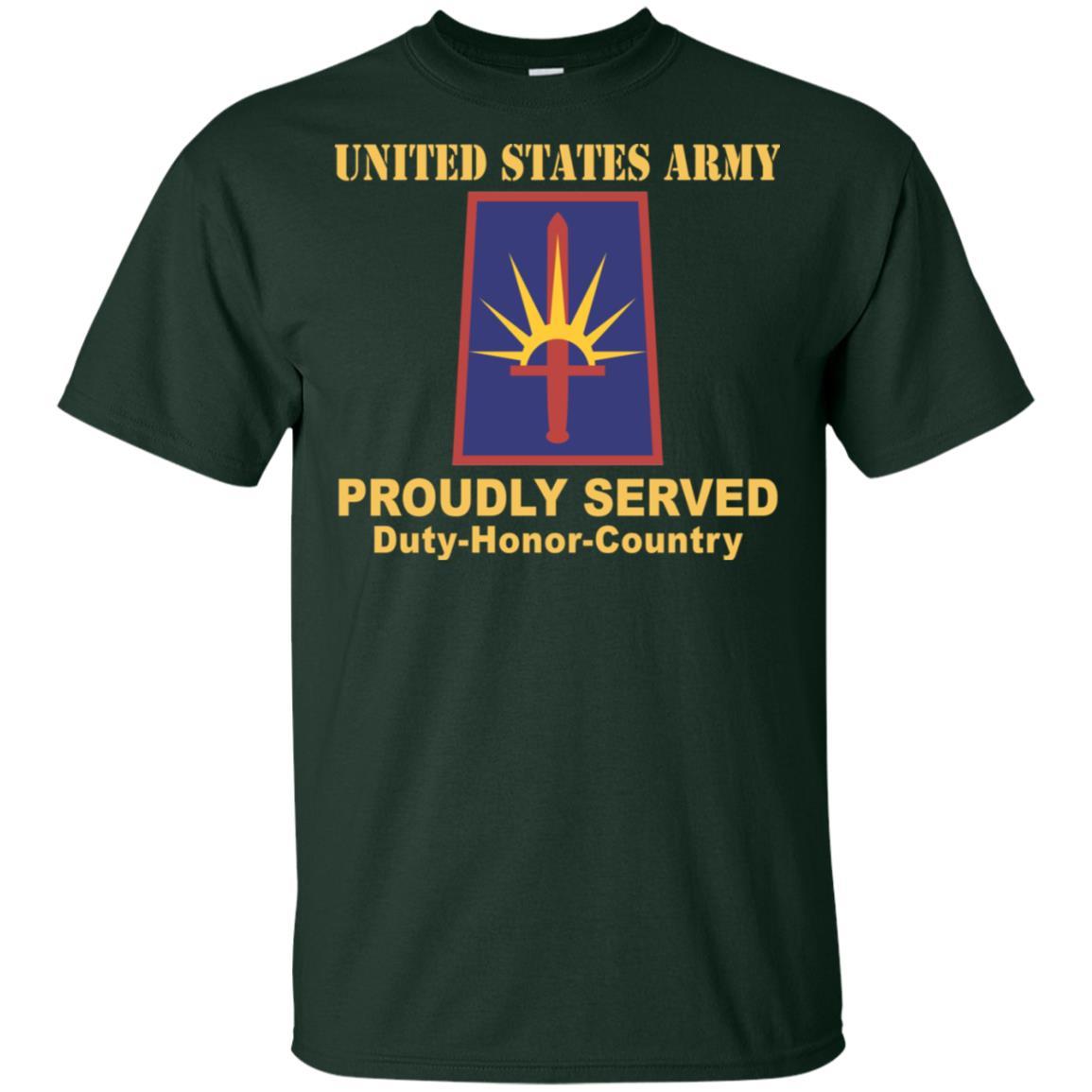 US ARMY NEW YORK ARMY NATIONAL GUARD ELEMENT JT FRC HQ- Proudly Served T-Shirt On Front For Men-TShirt-Army-Veterans Nation