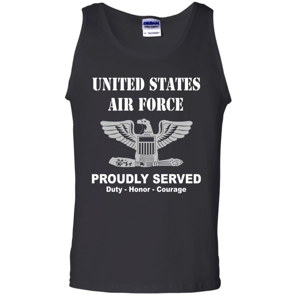 US Air Force O-6 Colonel Col O6 Field Officer Ranks Men Front T Shirt For Air Force-TShirt-USAF-Veterans Nation