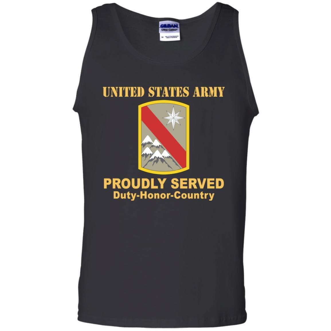 US ARMY 43 SUSTAINMENT BRIGADE- Proudly Served T-Shirt On Front For Men-TShirt-Army-Veterans Nation