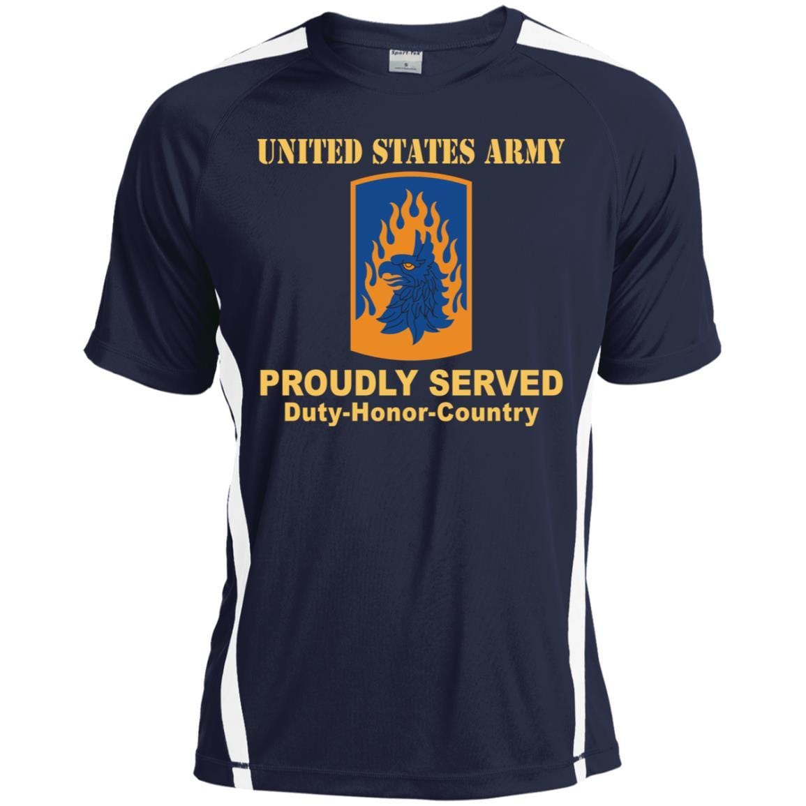 US ARMY 12TH COMBAT AVIATION BRIGADE- Proudly Served T-Shirt On Front For Men-TShirt-Army-Veterans Nation