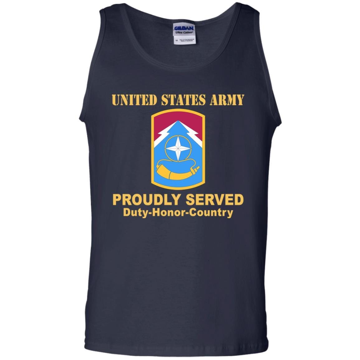 US ARMY 174TH INFANTRY BRIGADE- Proudly Served T-Shirt On Front For Men-TShirt-Army-Veterans Nation