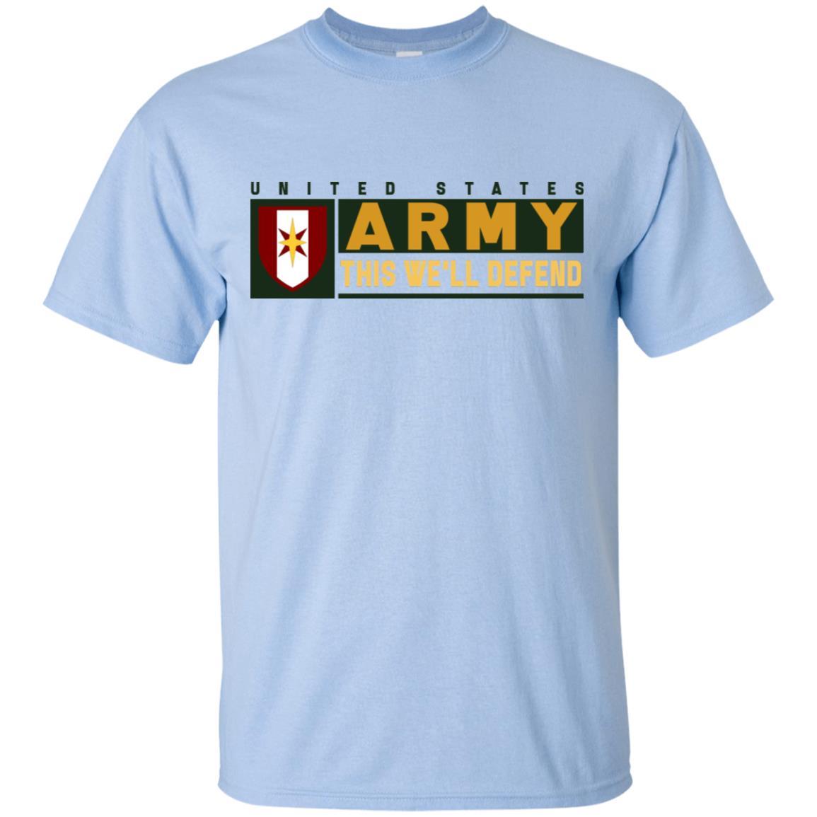 US Army 44 MEDICAL BRIGADE- This We'll Defend T-Shirt On Front For Men-TShirt-Army-Veterans Nation