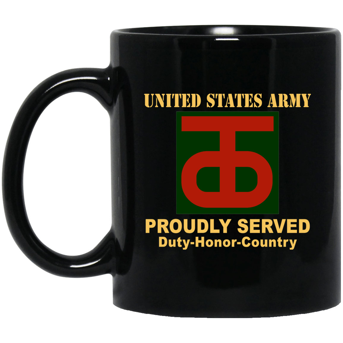 US ARMY 90 SUSTAINMENT BRIGADE - 11 oz - 15 oz Black Mug-Mug-Army-CSIB-Veterans Nation
