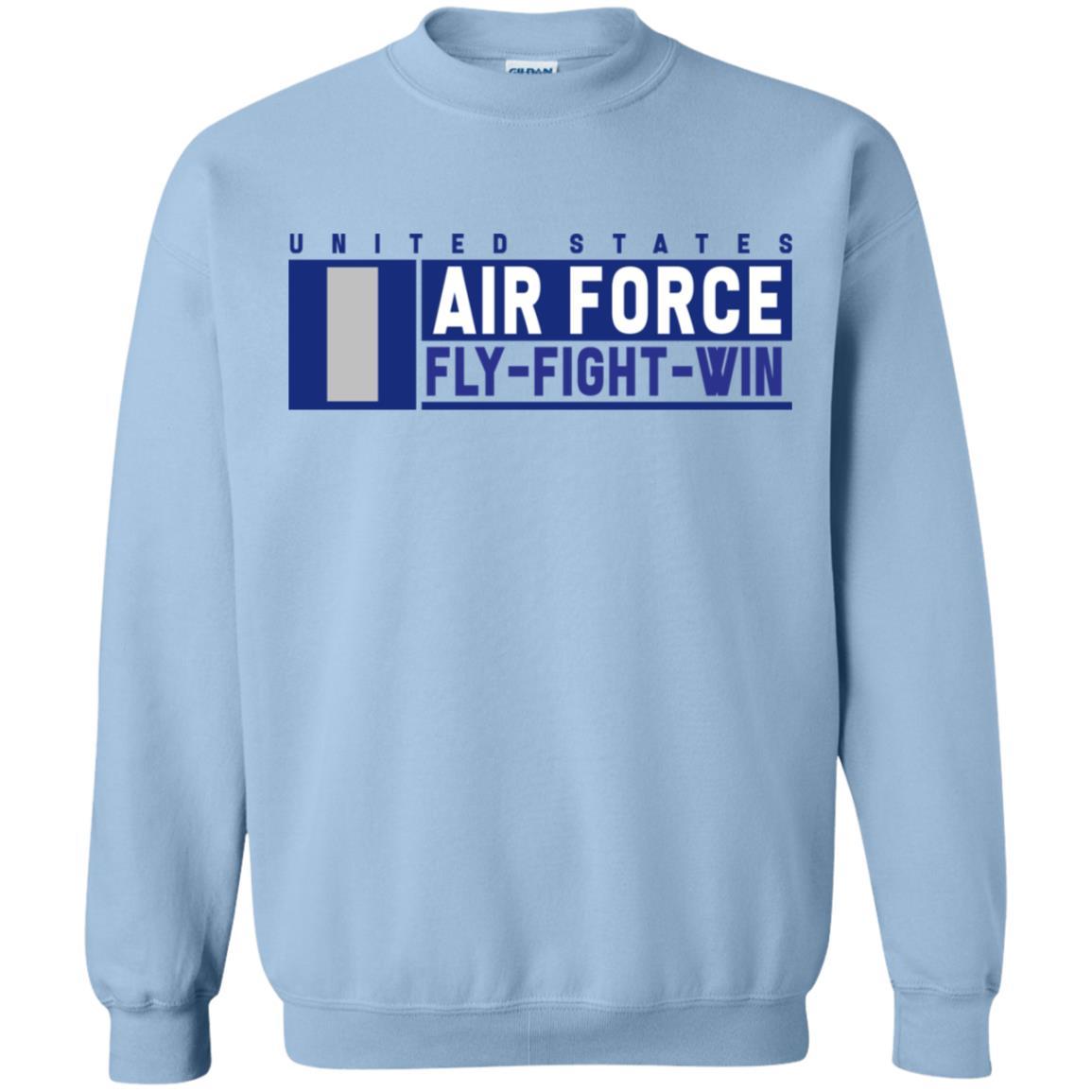 US Air Force O-2 First Lieutenant Fly - Fight - Win Long Sleeve - Pullover Hoodie-TShirt-USAF-Veterans Nation