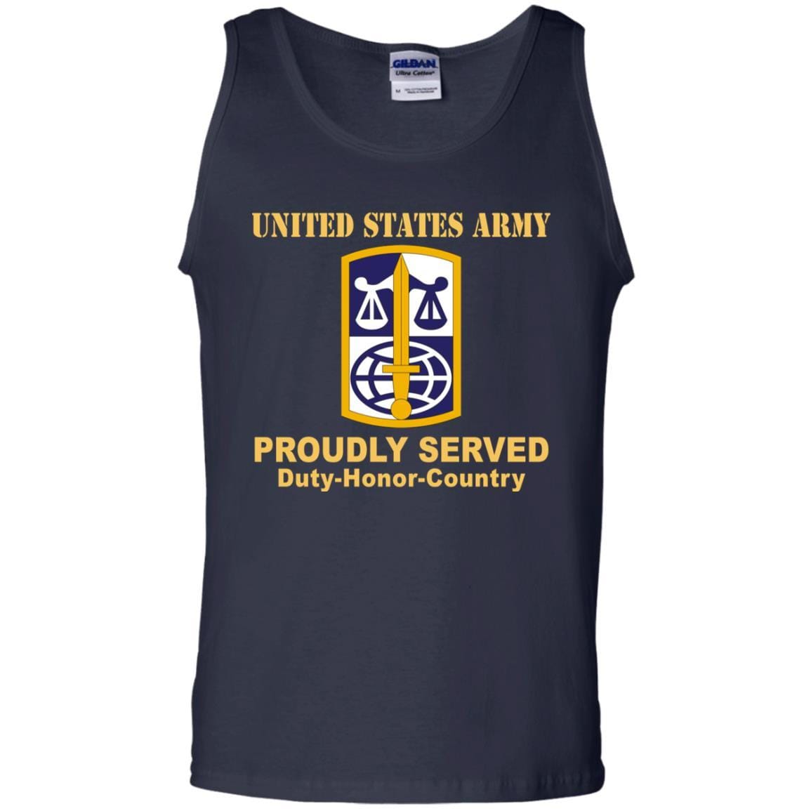 US ARMY CSIB LEGAL SERVICES AGENCY- Proudly Served T-Shirt On Front For Men-TShirt-Army-Veterans Nation