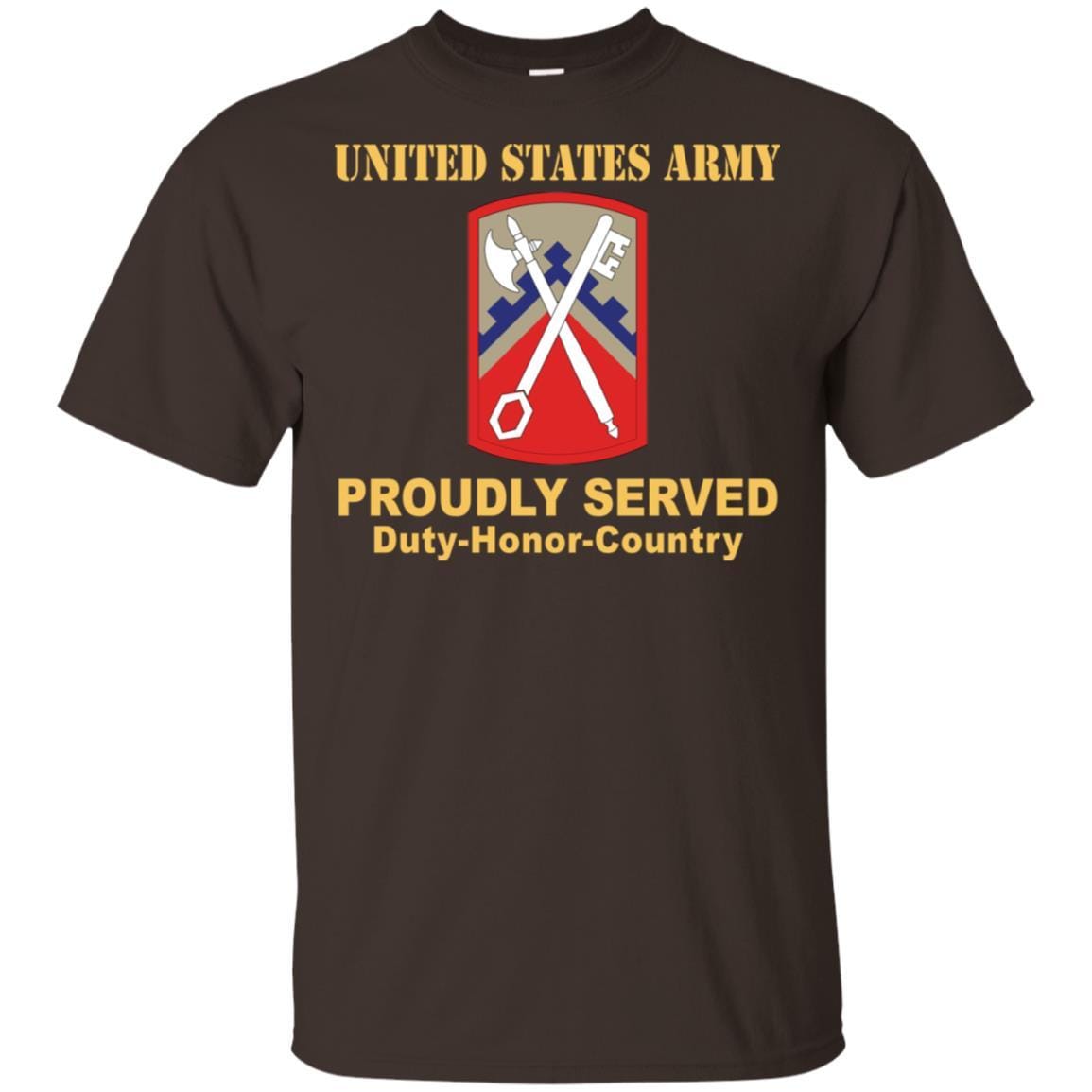 US ARMY 16TH SUSTAINMENT BRIGADE- Proudly Served T-Shirt On Front For Men-TShirt-Army-Veterans Nation