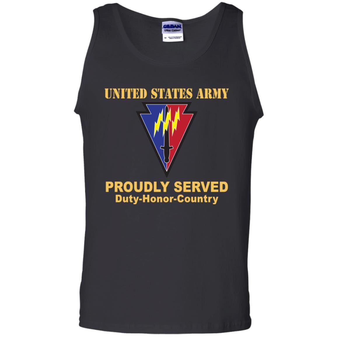 US ARMY 219TH BATTLEFIELD SURVEILLANCE- Proudly Served T-Shirt On Front For Men-TShirt-Army-Veterans Nation