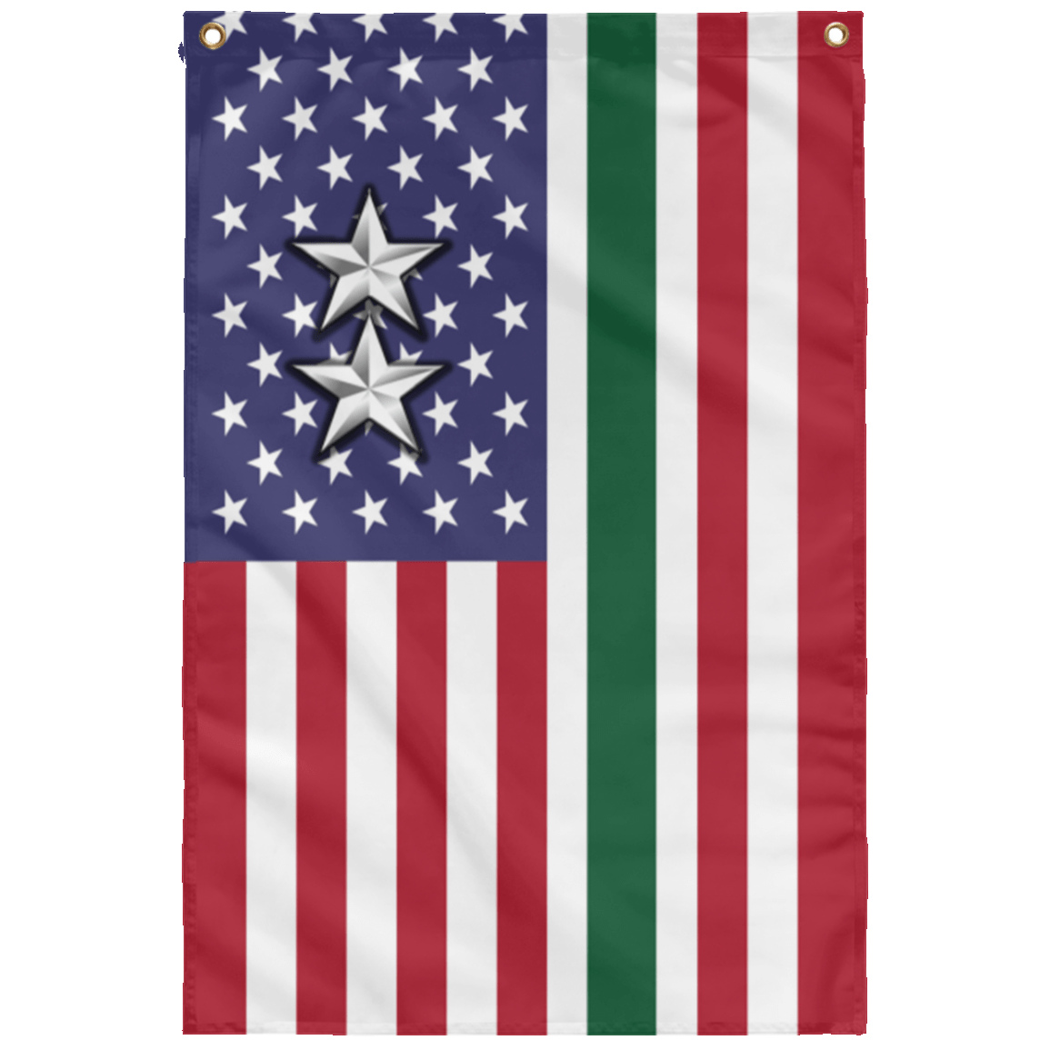 US Army O-8 Major General O8 MG General Officer Wall Flag 3x5 ft Single Sided Print-WallFlag-Army-Ranks-Veterans Nation