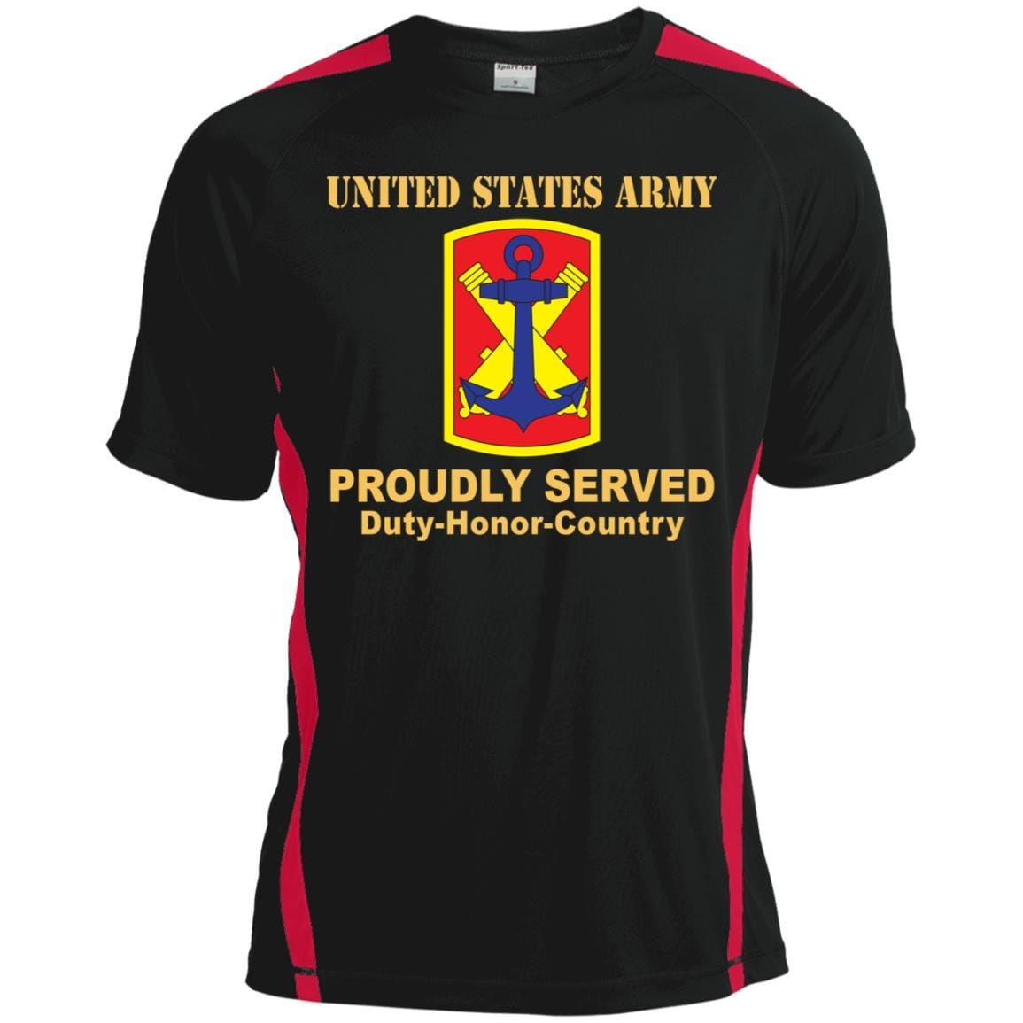 US ARMY 103 FIELD ARTILLERY BRIGADE- Proudly Served T-Shirt On Front For Men-TShirt-Army-Veterans Nation