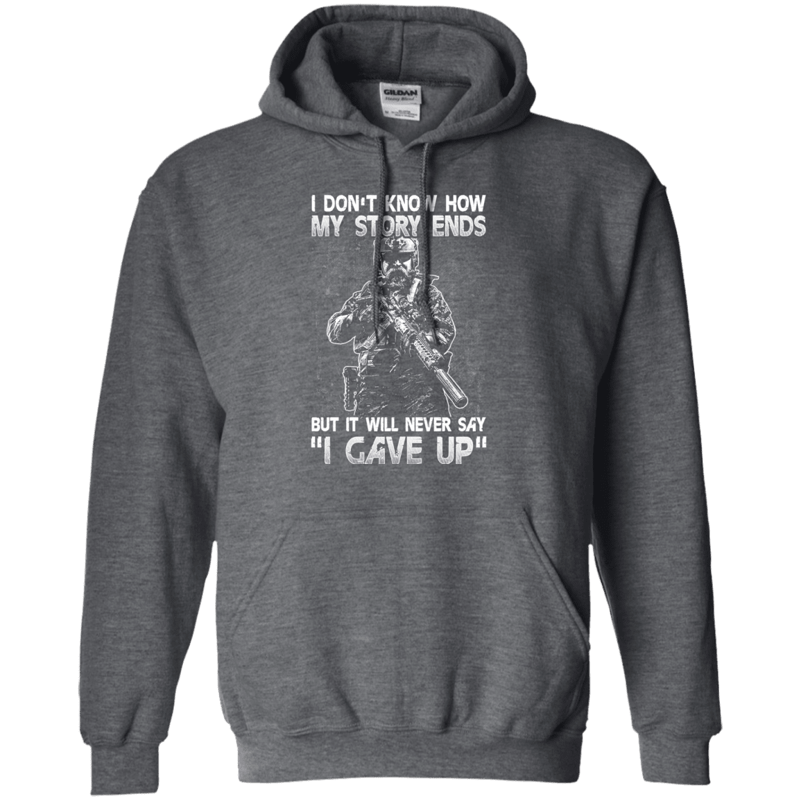 Military T-Shirt "I DON'T KNOW HOW MY STORY ENDS"-TShirt-General-Veterans Nation