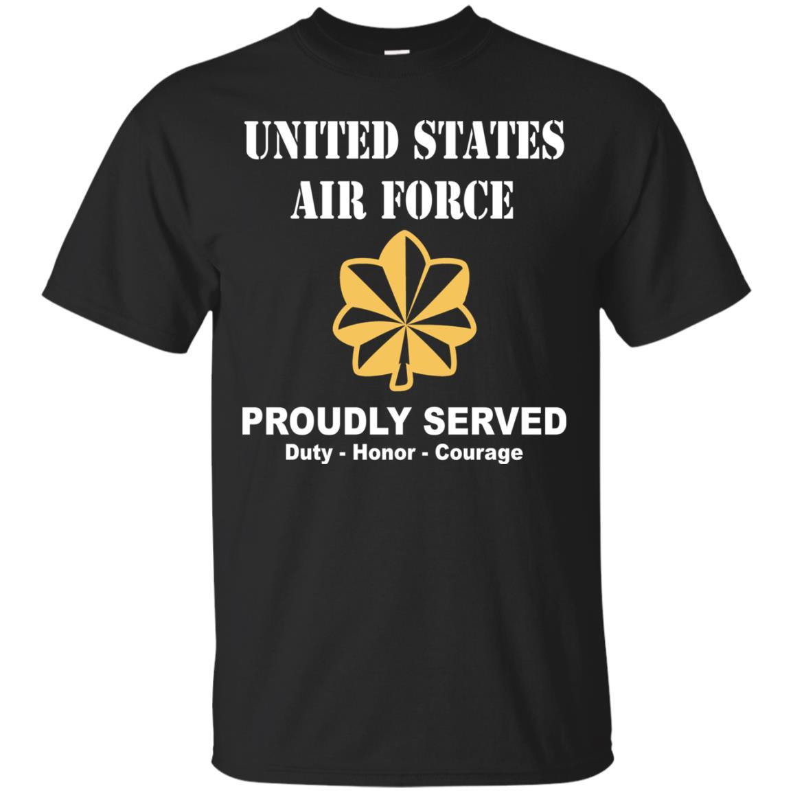 US Air Force O-4 Major Maj O4 Field Officer Ranks Men Front T Shirt For Air Force-TShirt-USAF-Veterans Nation