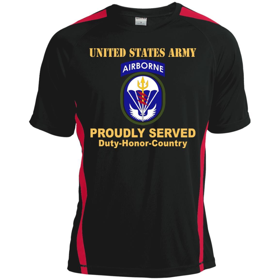 US ARMY SPECIAL OPERATIONS COMMAND SOUTH- Proudly Served T-Shirt On Front For Men-TShirt-Army-Veterans Nation