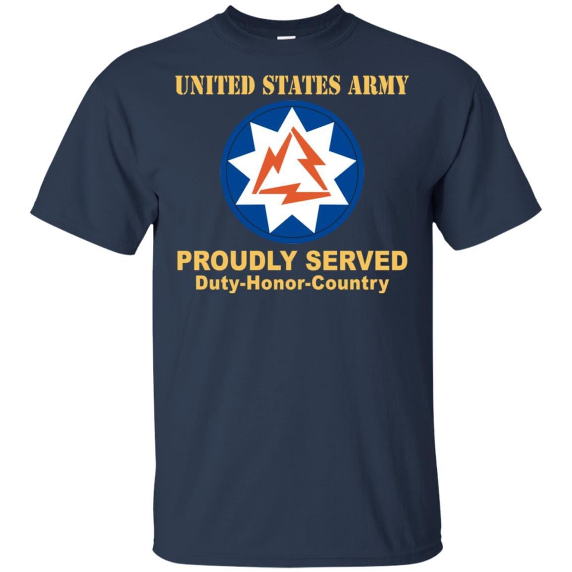 US ARMY 93RD SIGNAL BRIGADE - Proudly Served T-Shirt On Front For Men-TShirt-Army-Veterans Nation