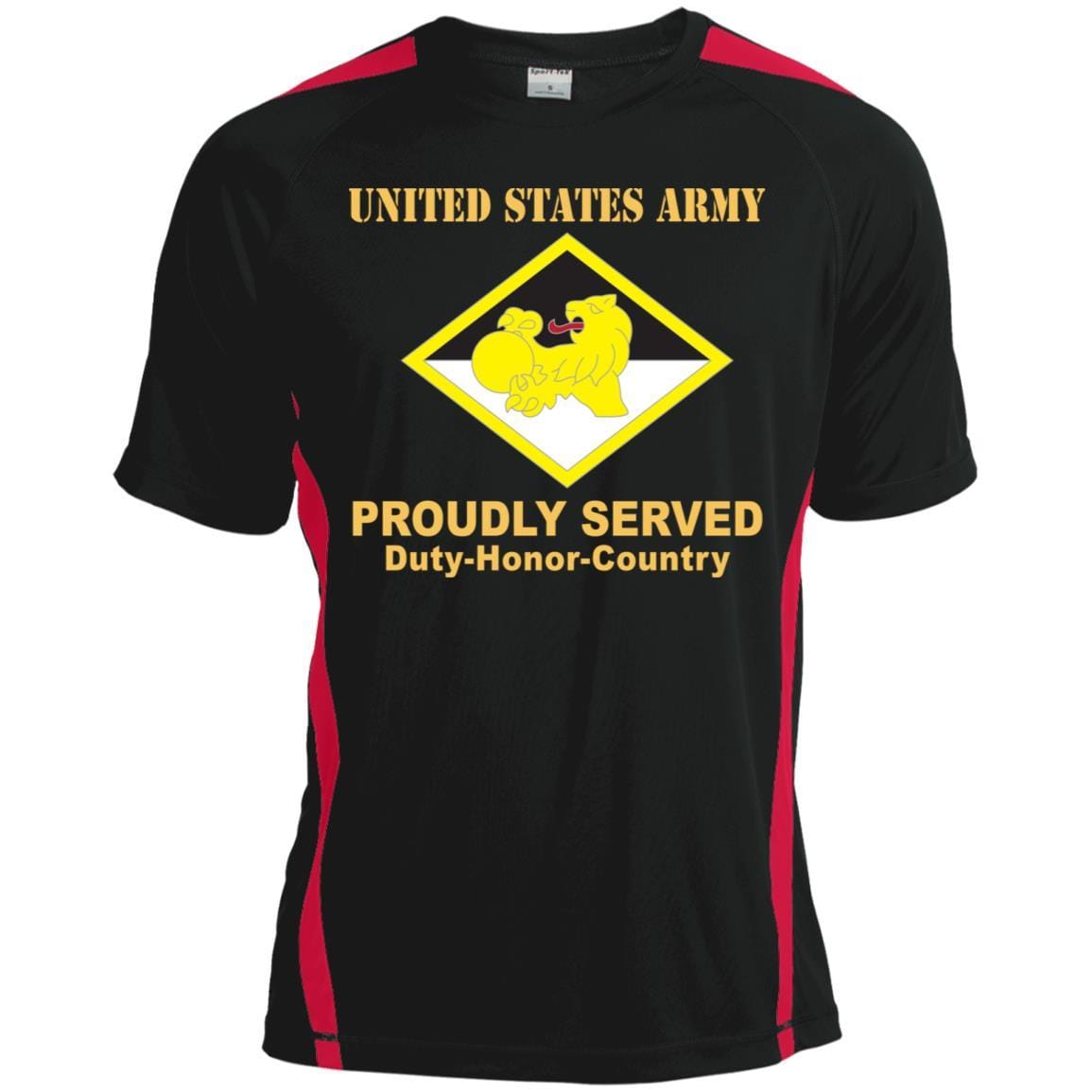 US ARMY 266TH FINANCE COMMAND- Proudly Served T-Shirt On Front For Men-TShirt-Army-Veterans Nation