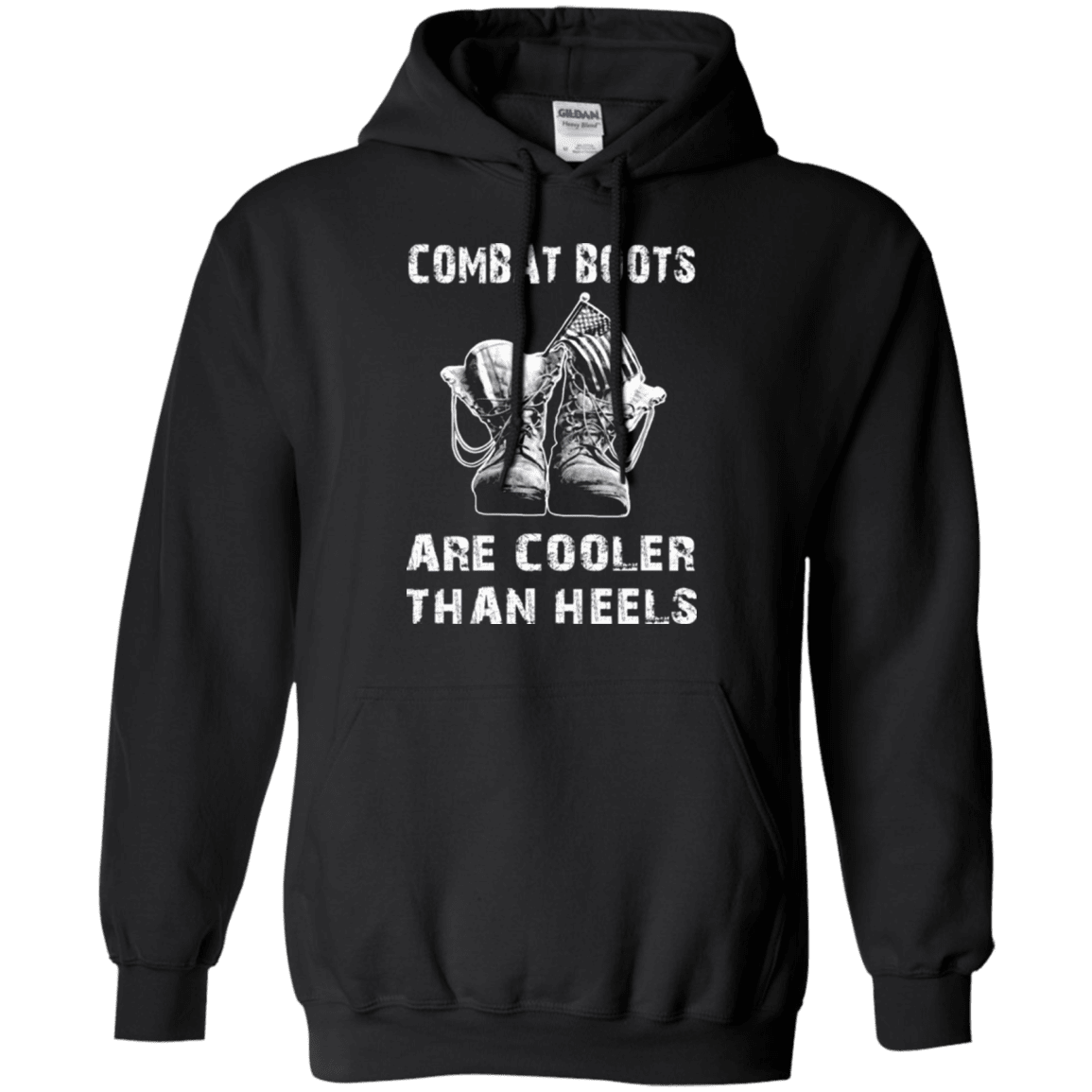 Military T-Shirt "Combat Boots Are Cooler Than Heels"-TShirt-General-Veterans Nation