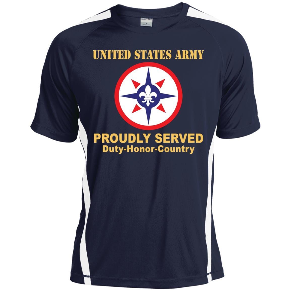 US ARMY 316TH SUSTAINMENT COMMAND- Proudly Served T-Shirt On Front For Men-TShirt-Army-Veterans Nation