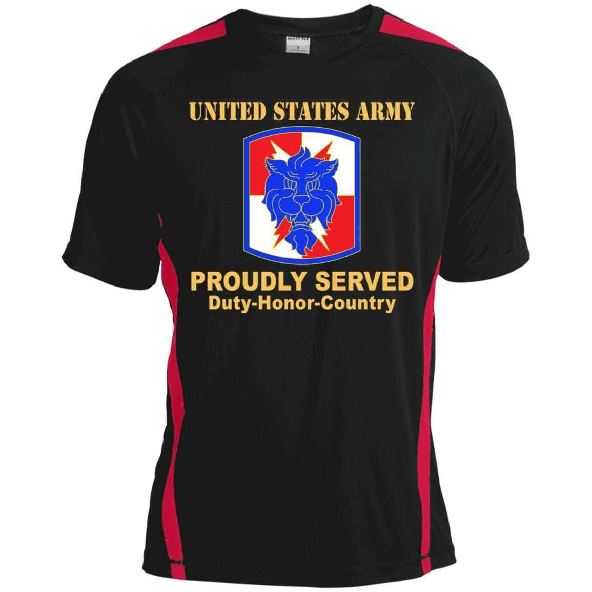 US ARMY 35TH SIGNAL BRIGADE (NO TAB) - Proudly Served T-Shirt On Front For Men-TShirt-Army-Veterans Nation