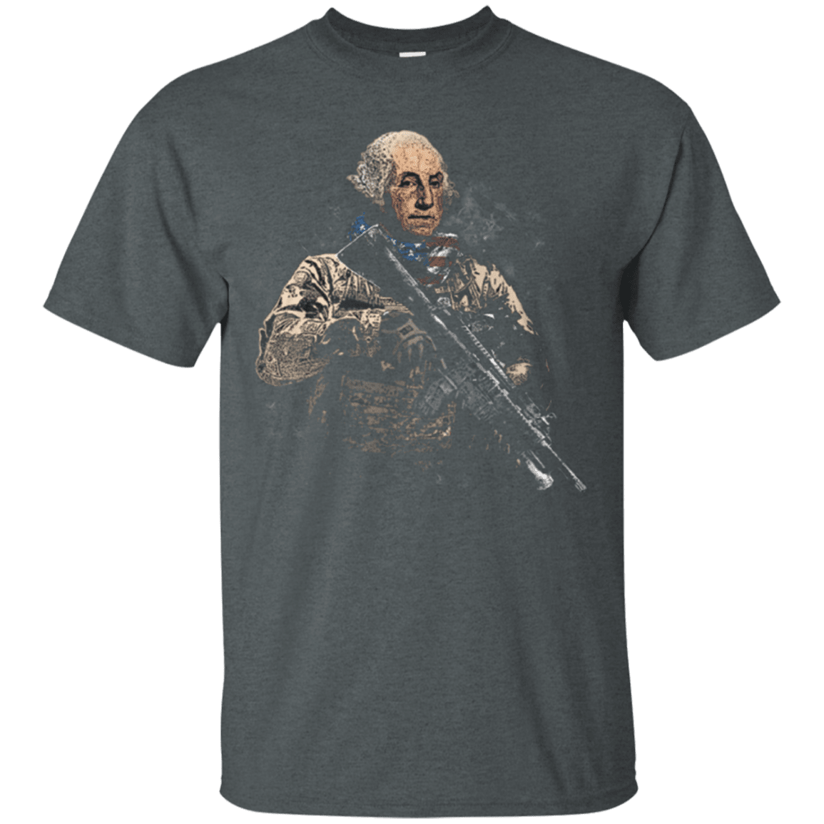 Military T-Shirt "Washington Soldier Presidents"-TShirt-General-Veterans Nation