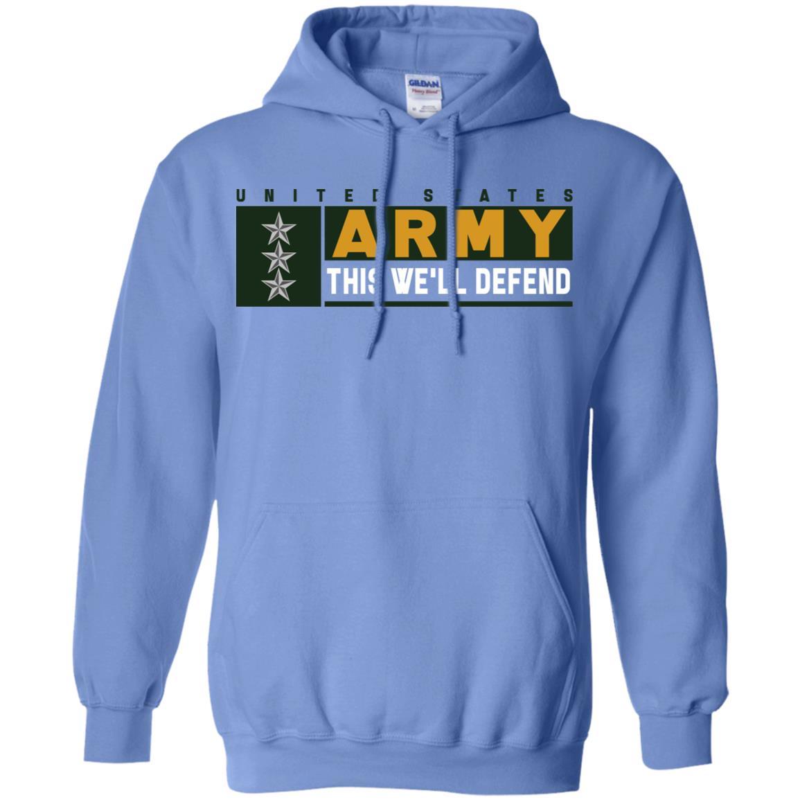 US Army O-9 This We Will Defend Long Sleeve - Pullover Hoodie-TShirt-Army-Veterans Nation