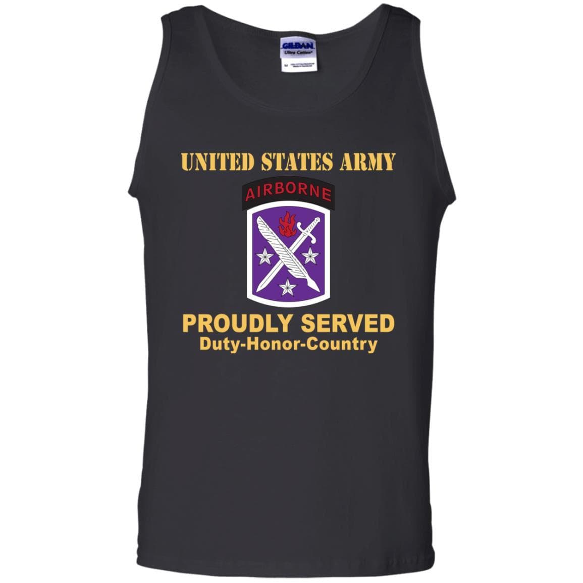 US ARMY 95TH CIVIL AFFAIRS BRIGADE - Proudly Served T-Shirt On Front For Men-TShirt-Army-Veterans Nation