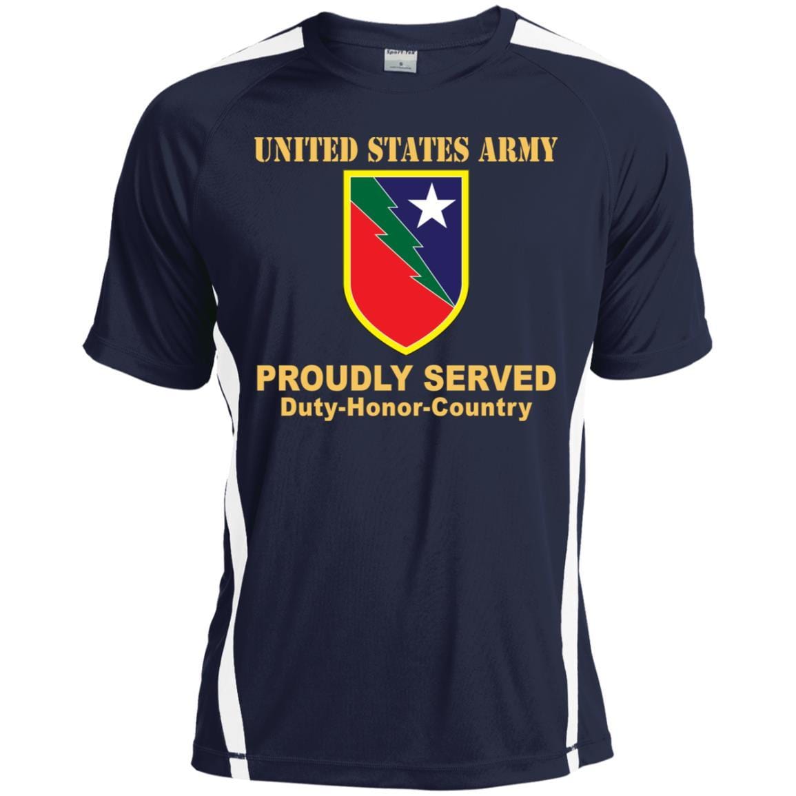 US ARMY 136TH MANEUVER ENHANCEMENT BRIGADE- Proudly Served T-Shirt On Front For Men-TShirt-Army-Veterans Nation