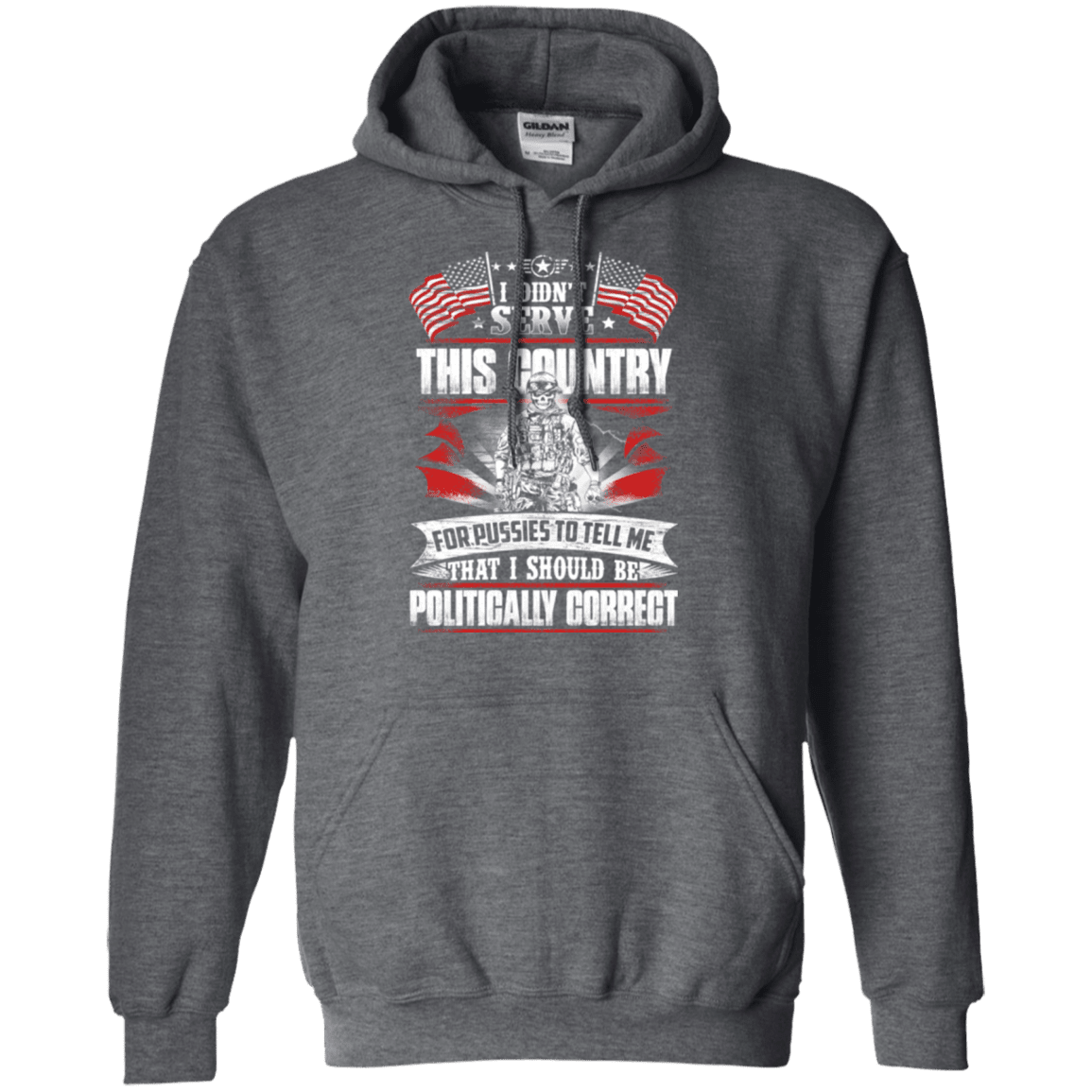 Military T-Shirt "I DIDN'T SERVE THIS COUNTRY"-TShirt-General-Veterans Nation