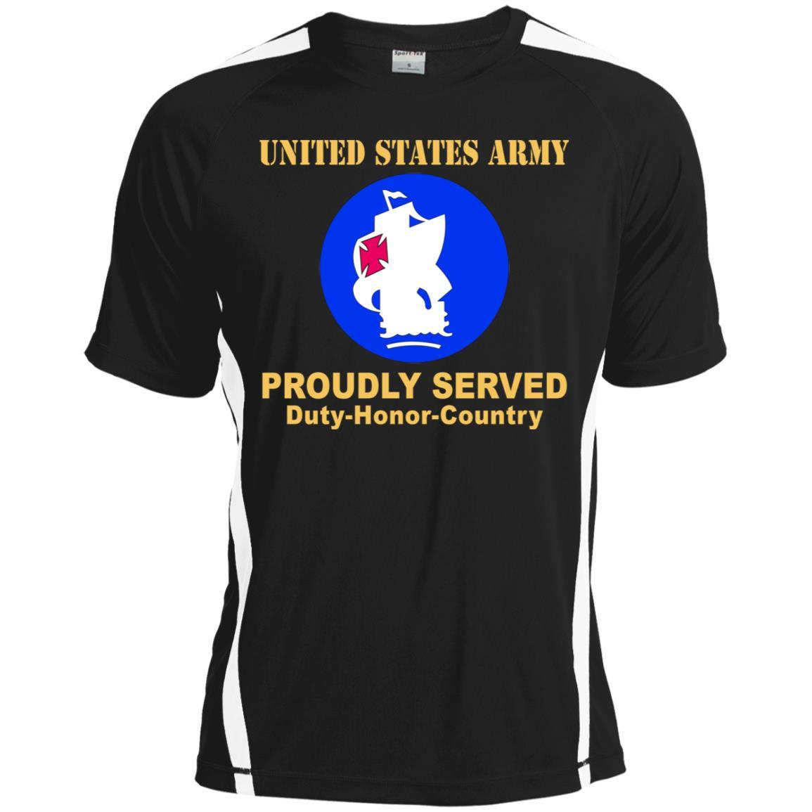 US ARMY SOUTH CSIB- Proudly Served T-Shirt On Front For Men-TShirt-Army-Veterans Nation