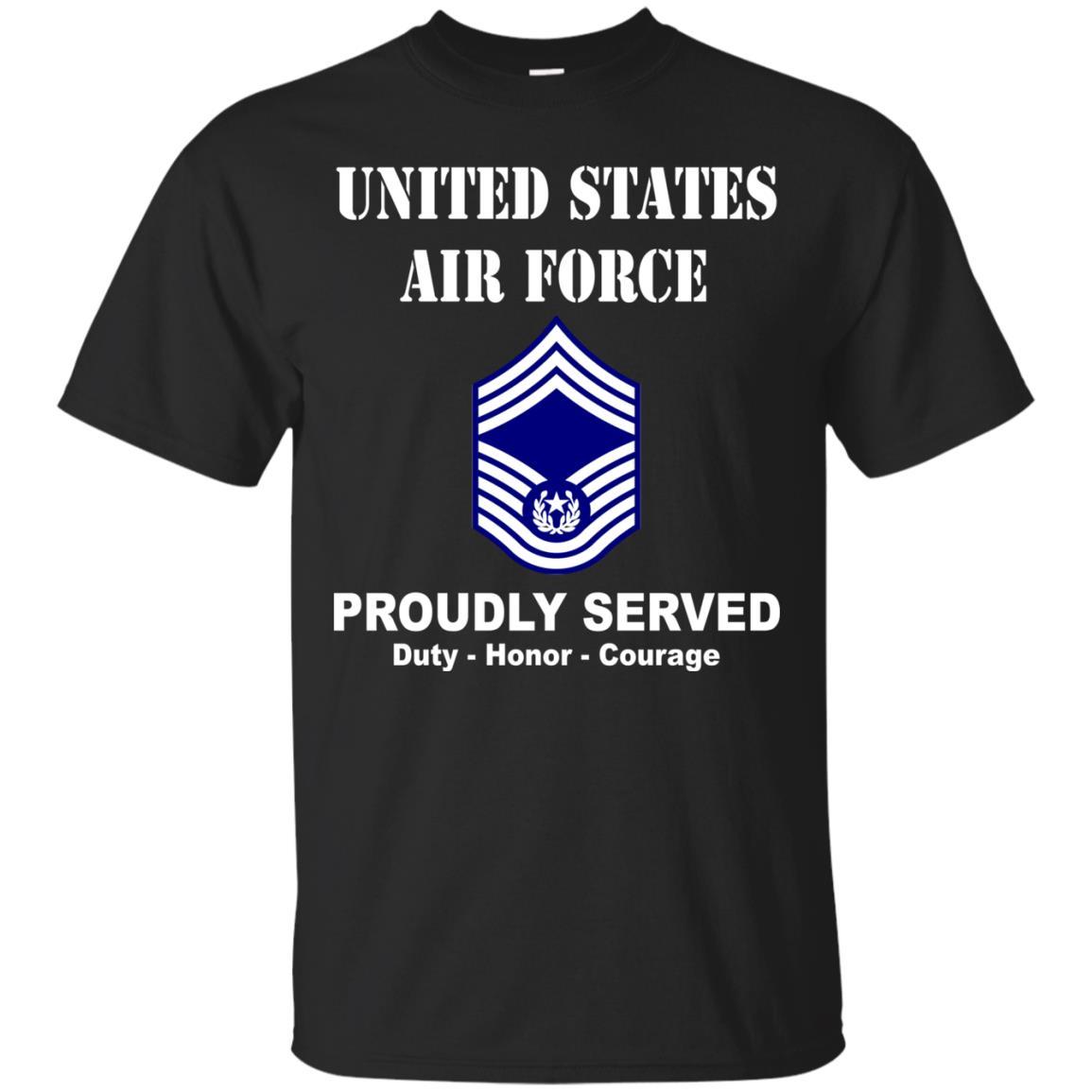 US Air Force E-9 Chief Master Sergeant Of The Air Force E9 CMSAF Noncommissioned Officer (Special) Ranks Men Front T Shirt For Air Force-TShirt-USAF-Veterans Nation
