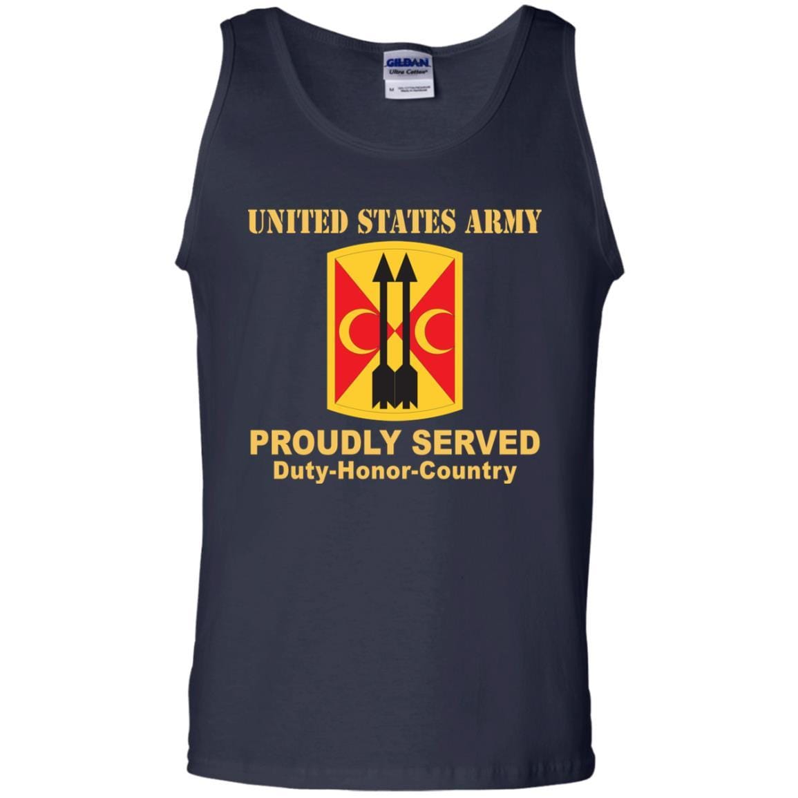 US ARMY 212 FIRES BRIGADE- Proudly Served T-Shirt On Front For Men-TShirt-Army-Veterans Nation