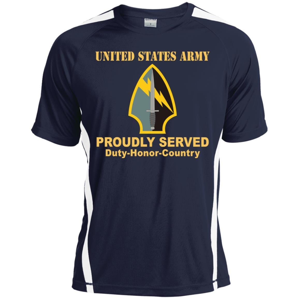 US ARMY 560 BATTLEFIELD SURVEILLANCE BRIGADE- Proudly Served T-Shirt On Front For Men-TShirt-Army-Veterans Nation