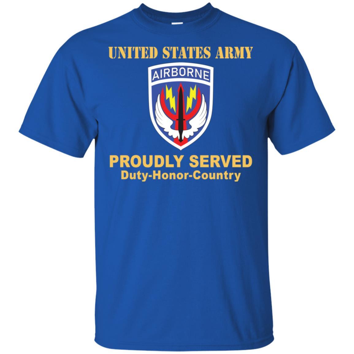 US ARMY SPECIAL OPERATIONS COMMAND CENTRAL- Proudly Served T-Shirt On Front For Men-TShirt-Army-Veterans Nation