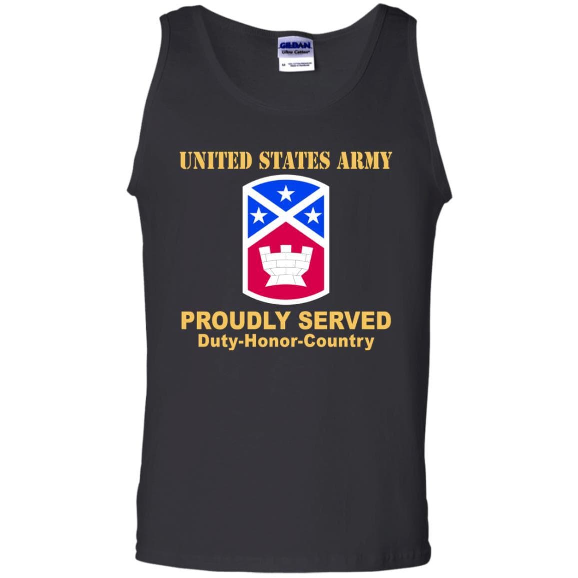 US ARMY 194TH ENGINEER BRIGADE - Proudly Served T-Shirt On Front For Men-TShirt-Army-Veterans Nation