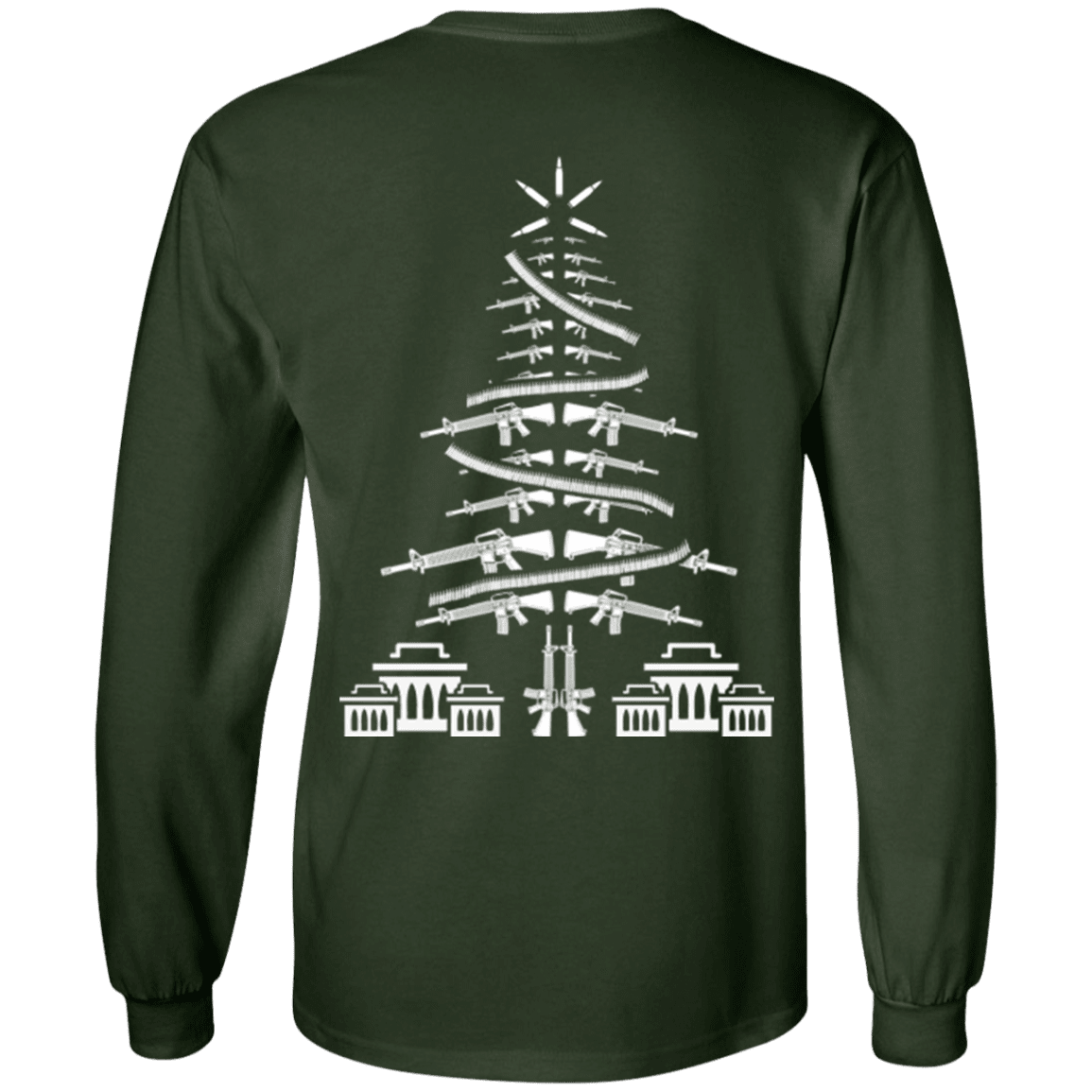 Military T-Shirt "Christmas Tree Veteran"-TShirt-General-Veterans Nation
