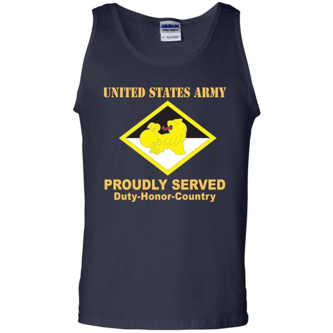 US ARMY 266TH FINANCE COMMAND- Proudly Served T-Shirt On Front For Men-TShirt-Army-Veterans Nation