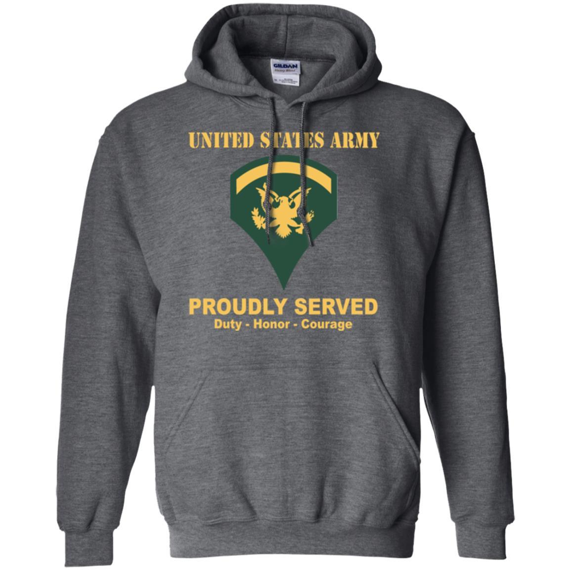 US Army E-5 SPC E5 Specialist Ranks Men Front Shirt US Army Rank-TShirt-Army-Veterans Nation