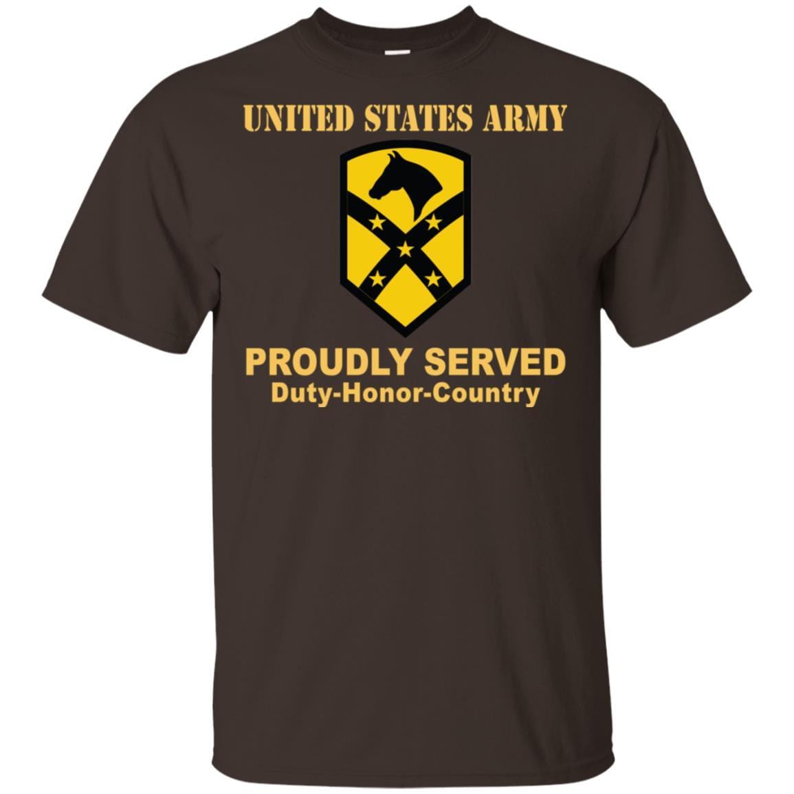 US ARMY 15TH SUSTAINMENT BRIGADE- Proudly Served T-Shirt On Front For Men-TShirt-Army-Veterans Nation