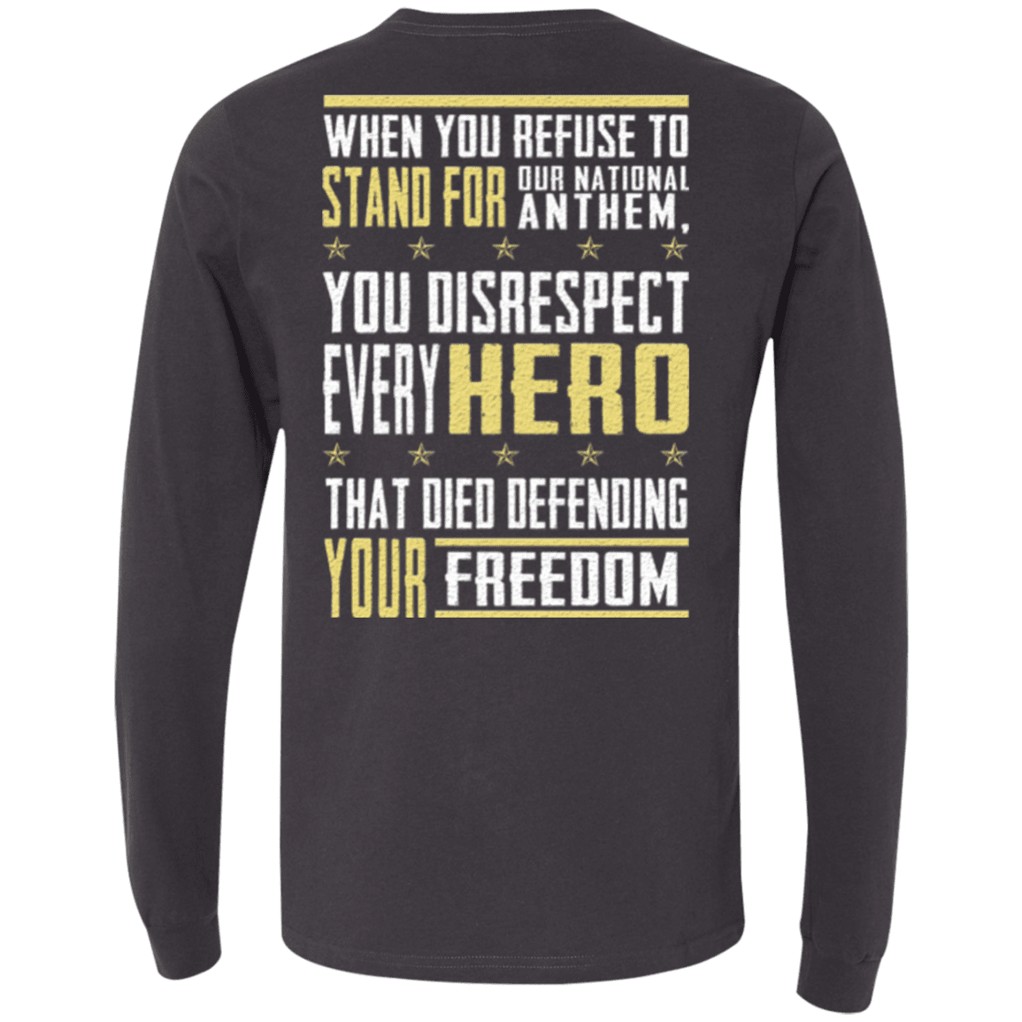 Military T-Shirt "Veteran - Stand For Our National"-TShirt-General-Veterans Nation