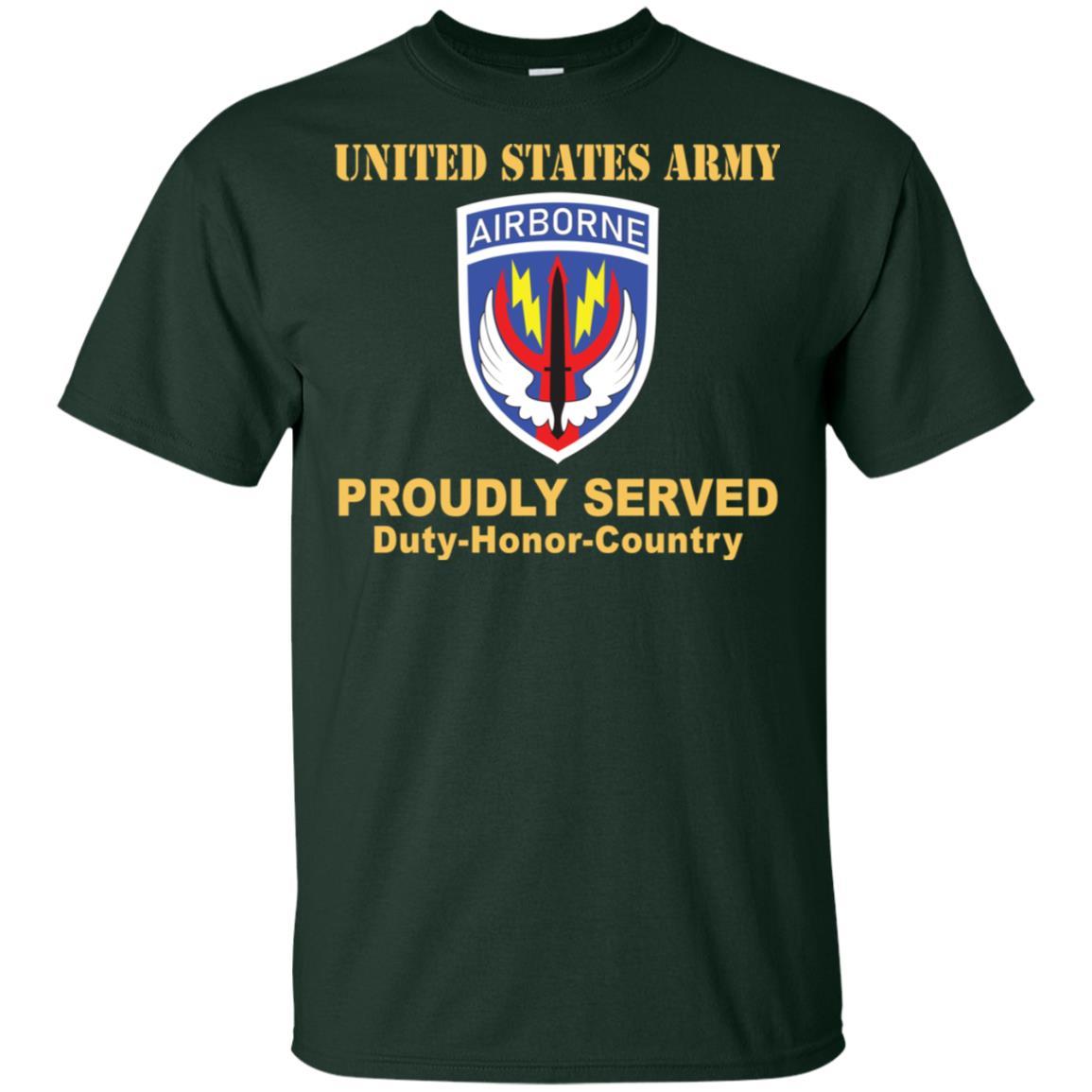 US ARMY SPECIAL OPERATIONS COMMAND CENTRAL- Proudly Served T-Shirt On Front For Men-TShirt-Army-Veterans Nation