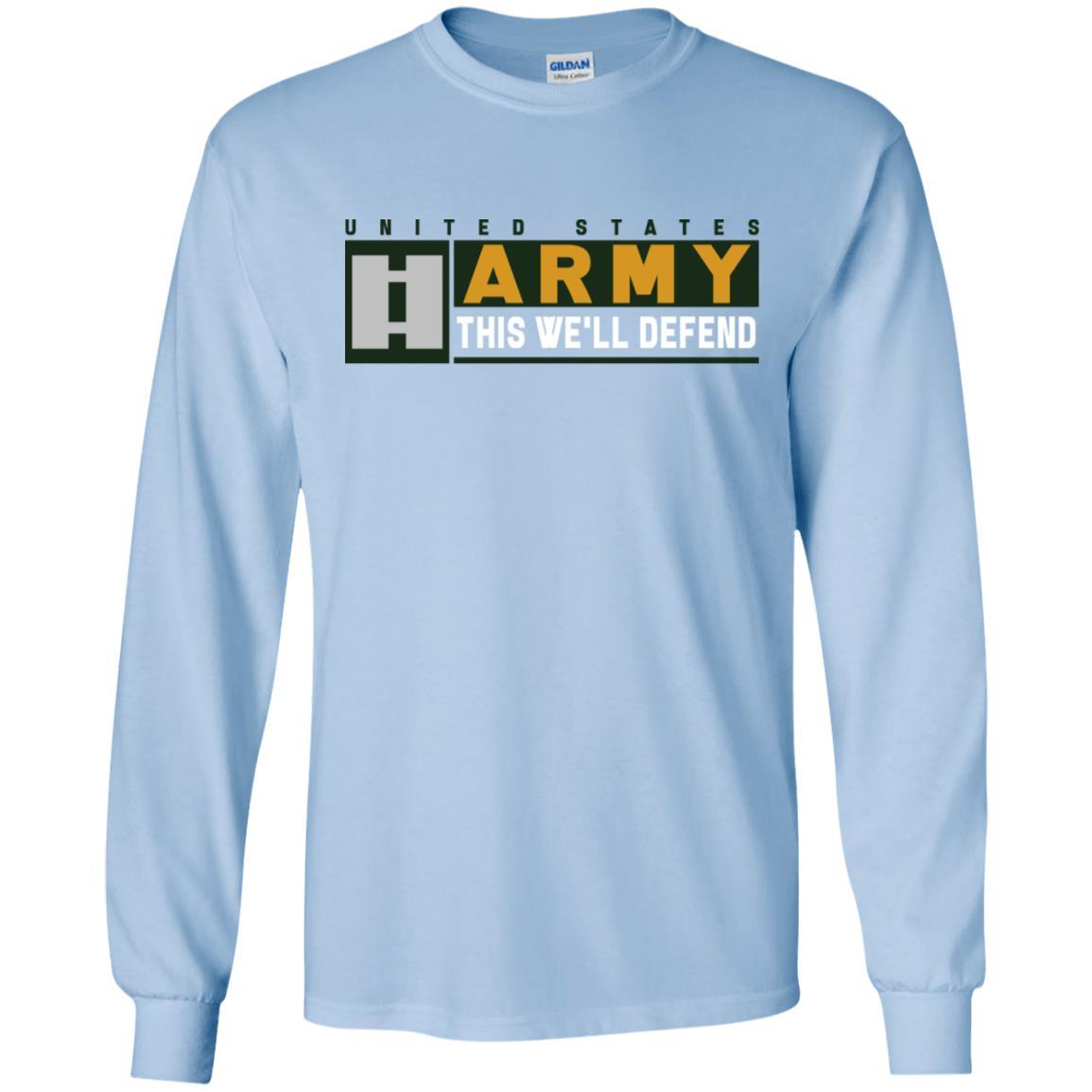 US Army O-3 This We Will Defend Long Sleeve - Pullover Hoodie-TShirt-Army-Veterans Nation