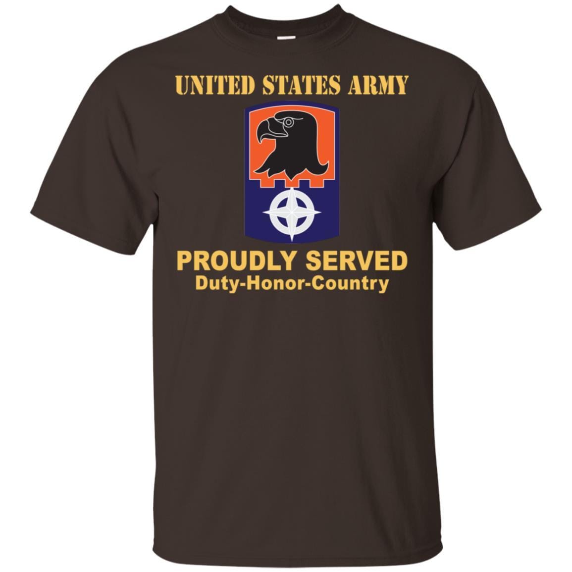 US ARMY 244TH AVIATION BRIGADE- Proudly Served T-Shirt On Front For Men-TShirt-Army-Veterans Nation