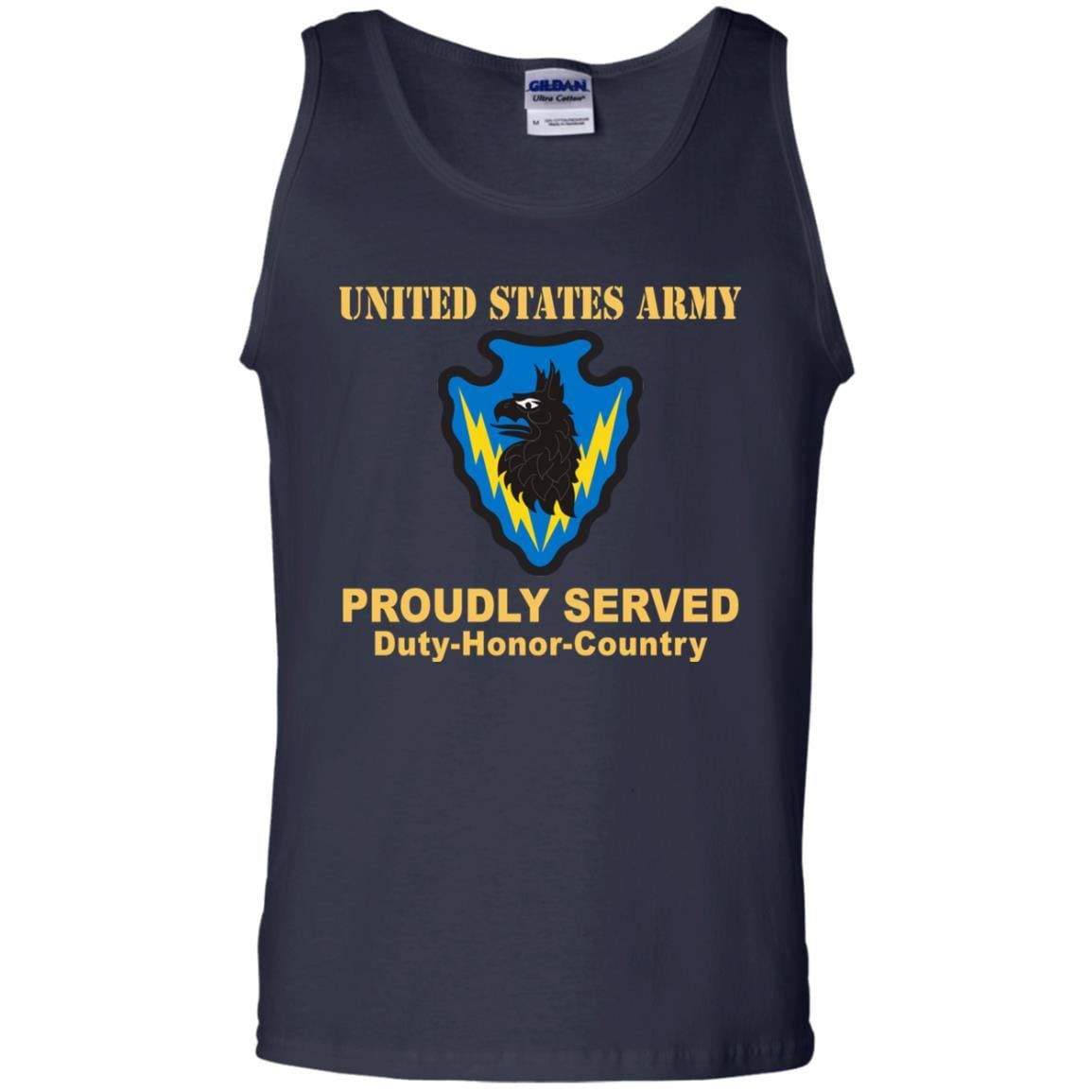 US ARMY 71ST EXPEDITIONARY MILITARY INTELLIGENCE BRIGADE - Proudly Served T-Shirt On Front For Men-TShirt-Army-Veterans Nation