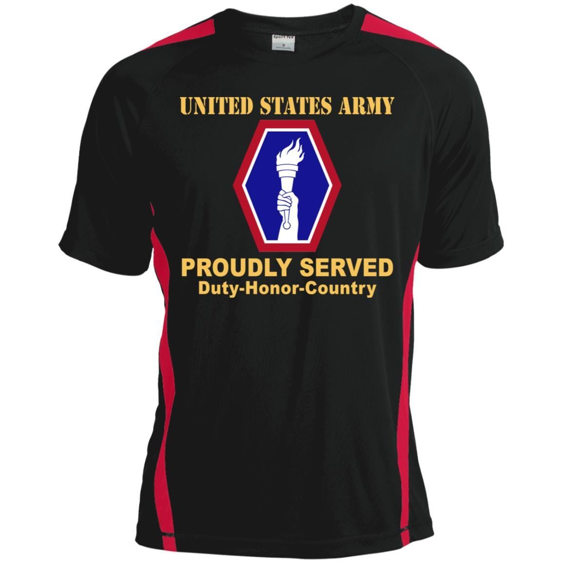 US ARMY 442 INFANTRY REGIMENT- Proudly Served T-Shirt On Front For Men-TShirt-Army-Veterans Nation