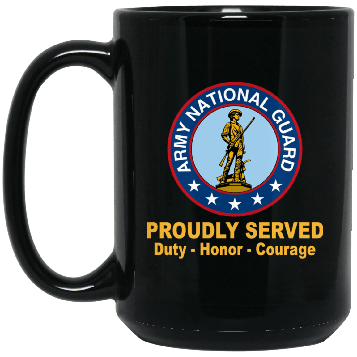 US Army National Guard Badge 11 oz - 15 oz-Mug-Army-Badge-Veterans Nation