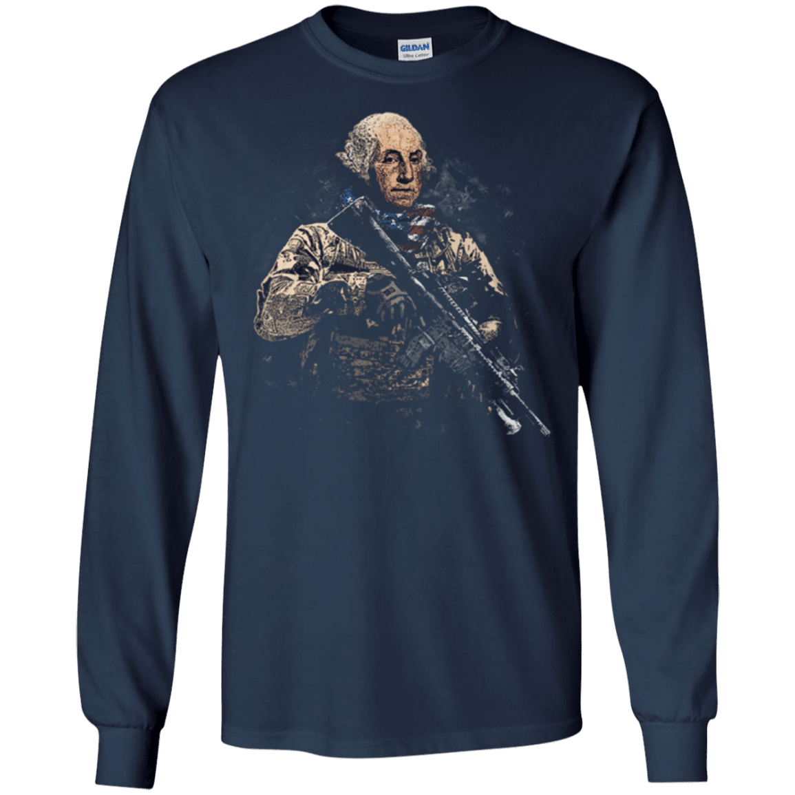 Military T-Shirt "Washington Soldier Presidents"-TShirt-General-Veterans Nation