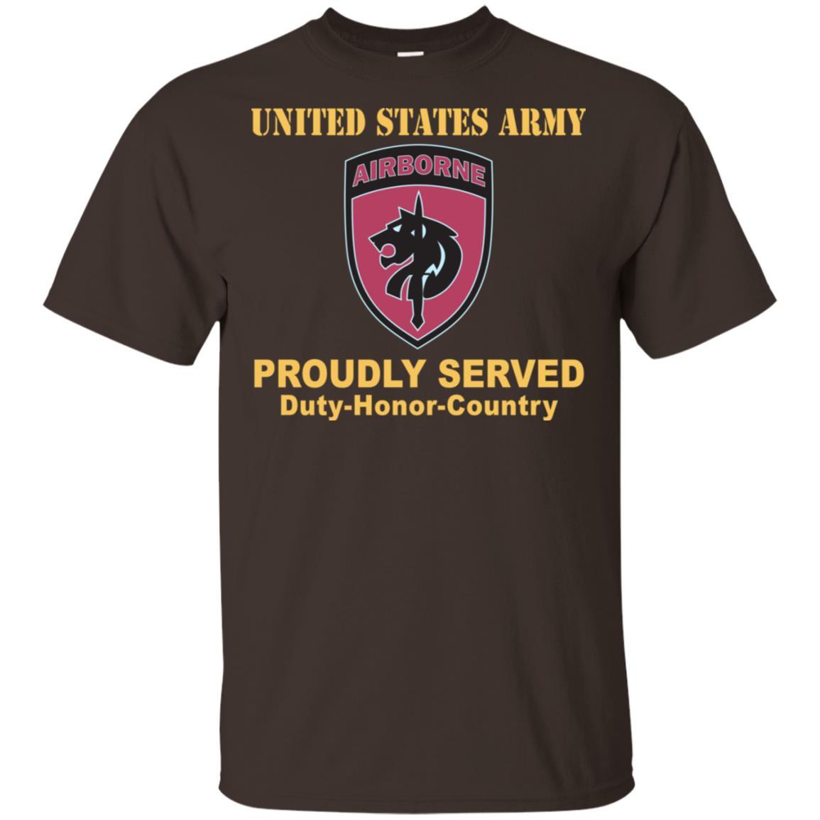 US ARMY SPECIAL OPERATIONS COMMAND AFRICA- Proudly Served T-Shirt On Front For Men-TShirt-Army-Veterans Nation