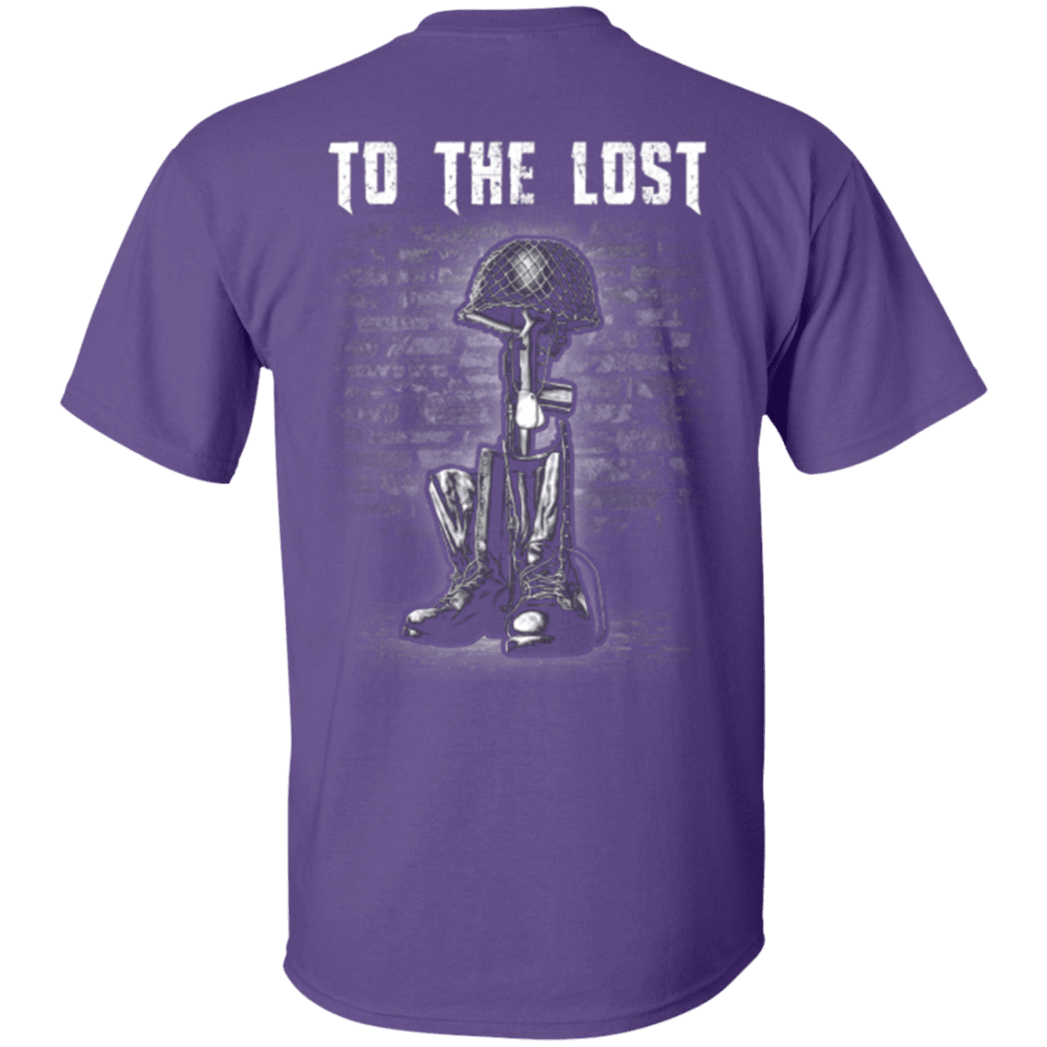 Military T-Shirt "To The Lost - Veteran"-TShirt-General-Veterans Nation