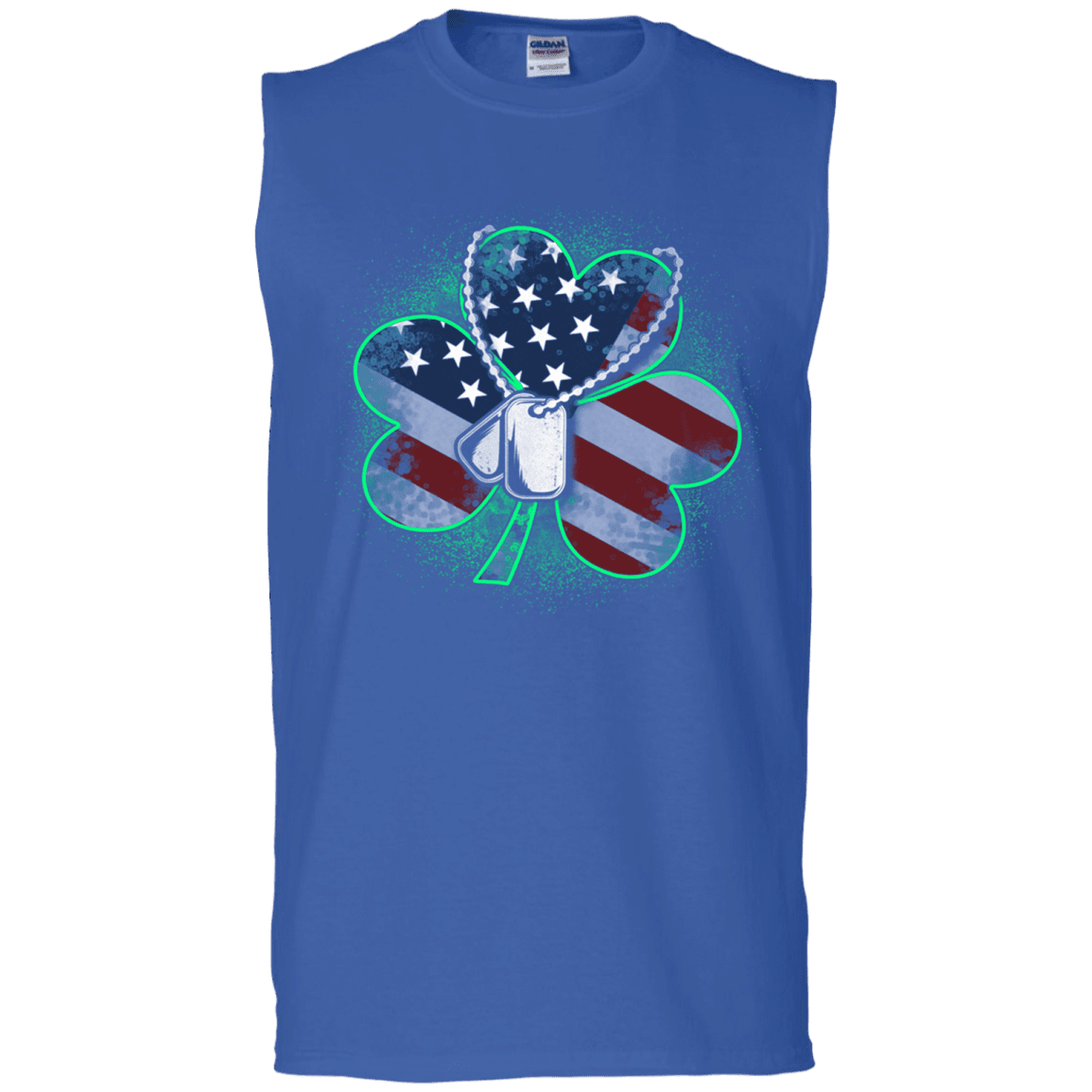 Military T-Shirt "THE LUCKY PATRICK DAY VETERAN"-TShirt-General-Veterans Nation