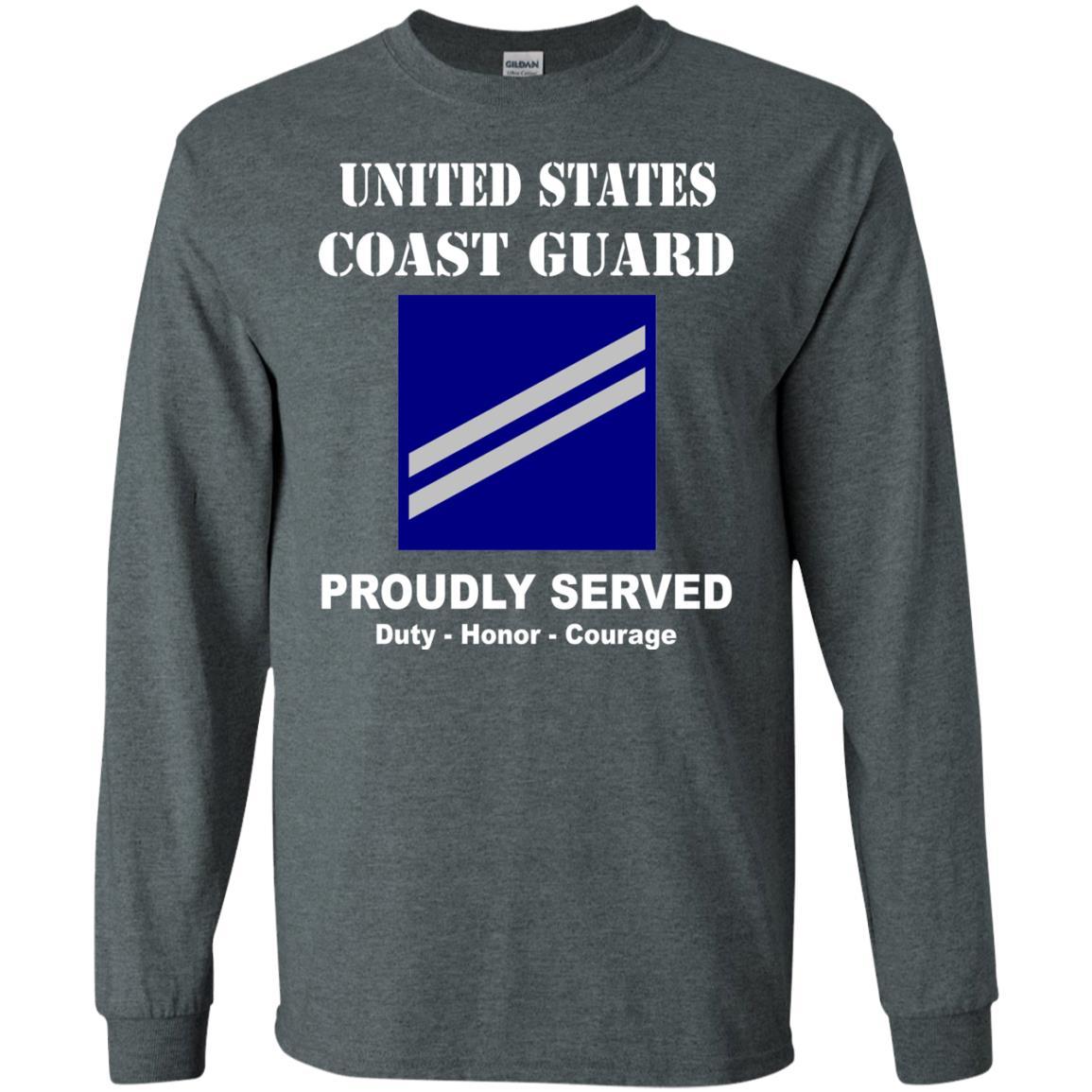 US Coast Guard E-2 Seaman Apprentice E2 SA Seaman Men Front USCG T Shirt-TShirt-USCG-Veterans Nation