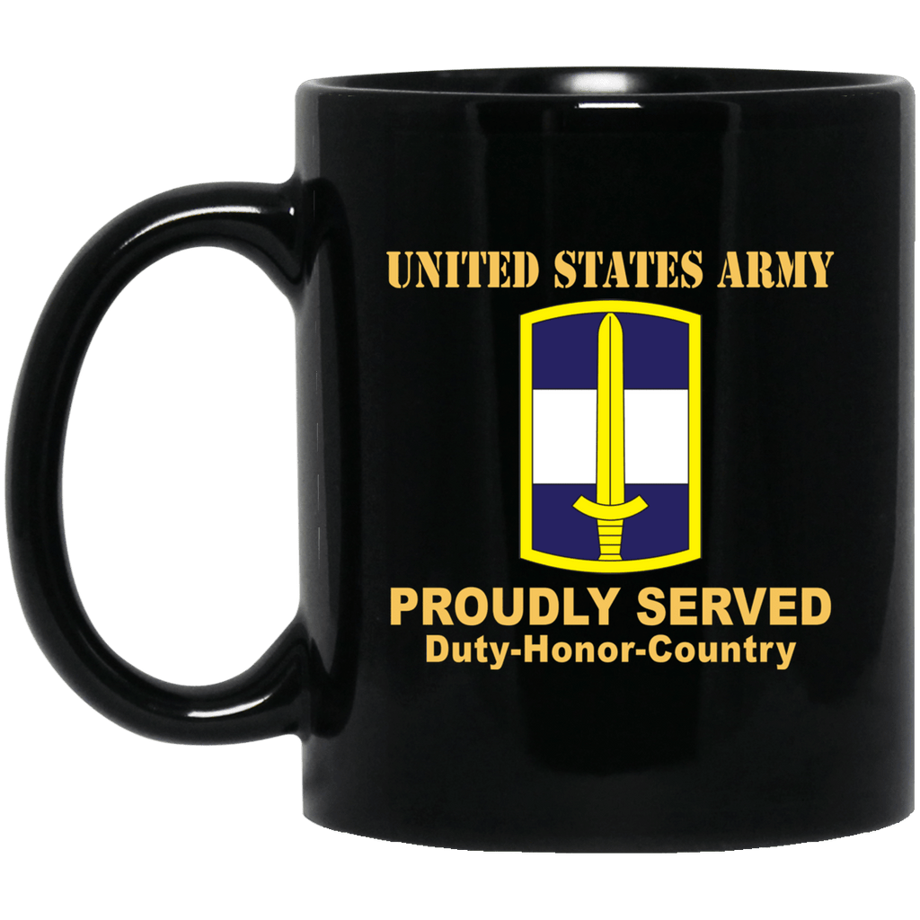 US ARMY 308 CIVIL AFFAIRS BRIGADE- 11 oz - 15 oz Black Mug-Mug-Army-CSIB-Veterans Nation